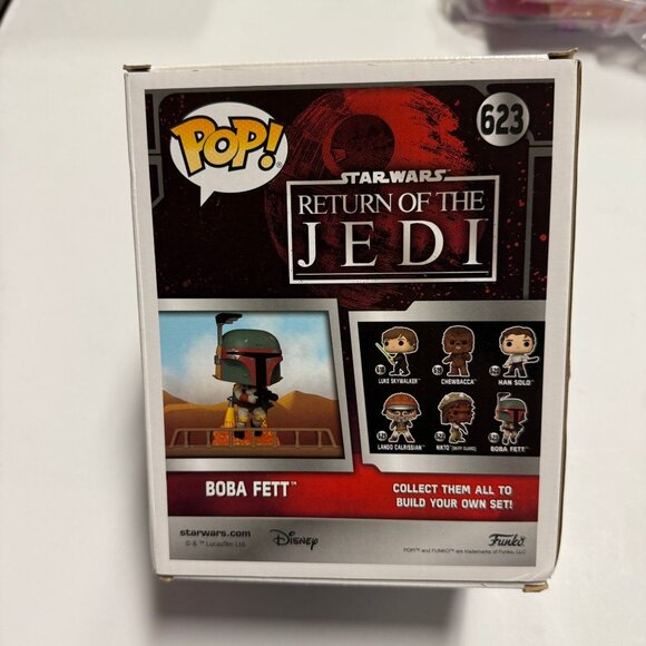 Star Wars Funko Pop Deluxe Boba Fett Jabbas Skiff Collectible Figure - Picture 6 of 10